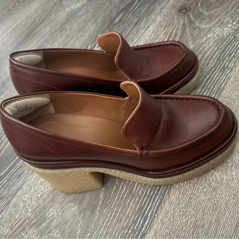 Chloe Jaime Heel Lofers size 40 - Picture 4 of 9
